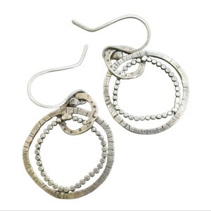 Silvertone Hoop Earrings